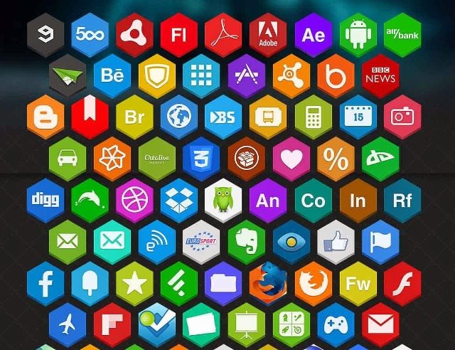 10 Clean & Elegant Free Flat Social Media Icons