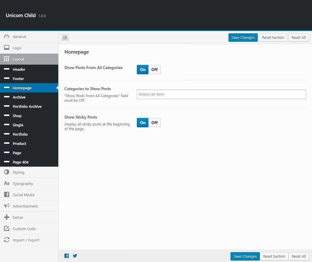 unicom-options-theme-layout-homepage