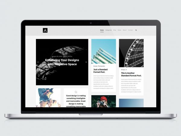 Abstract Blog Site Template