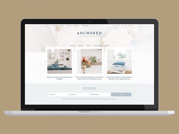 Anchored Business WP Theme