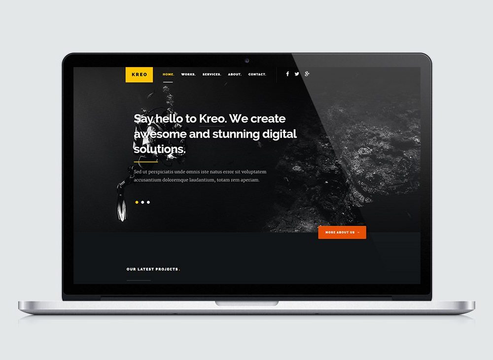 Kreo Business Landing Page Template