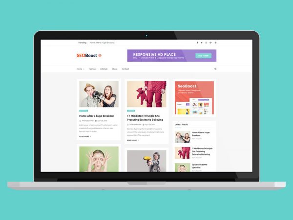 SeoBoost Blog WordPress Theme