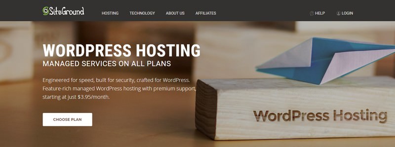 SiteGround Managed WordPress Hosting Service