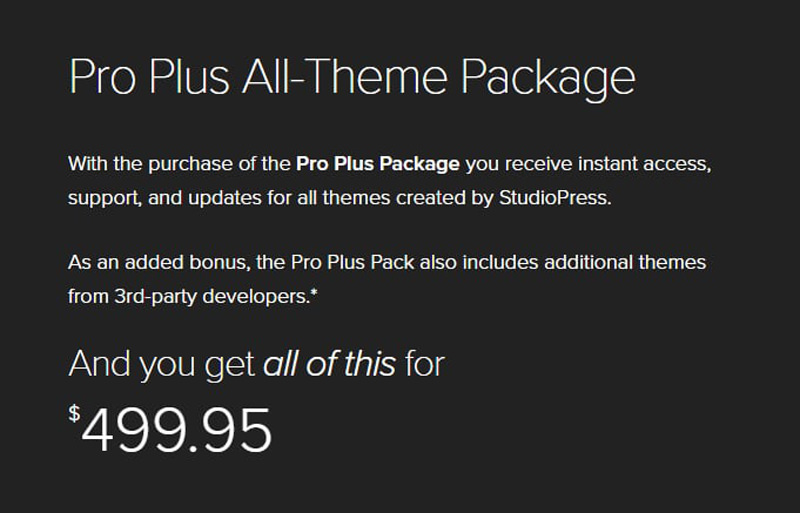 StudioPress Pro Plus All-Theme Package