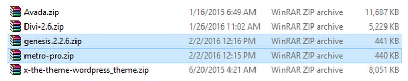 StudioPress Theme File Package