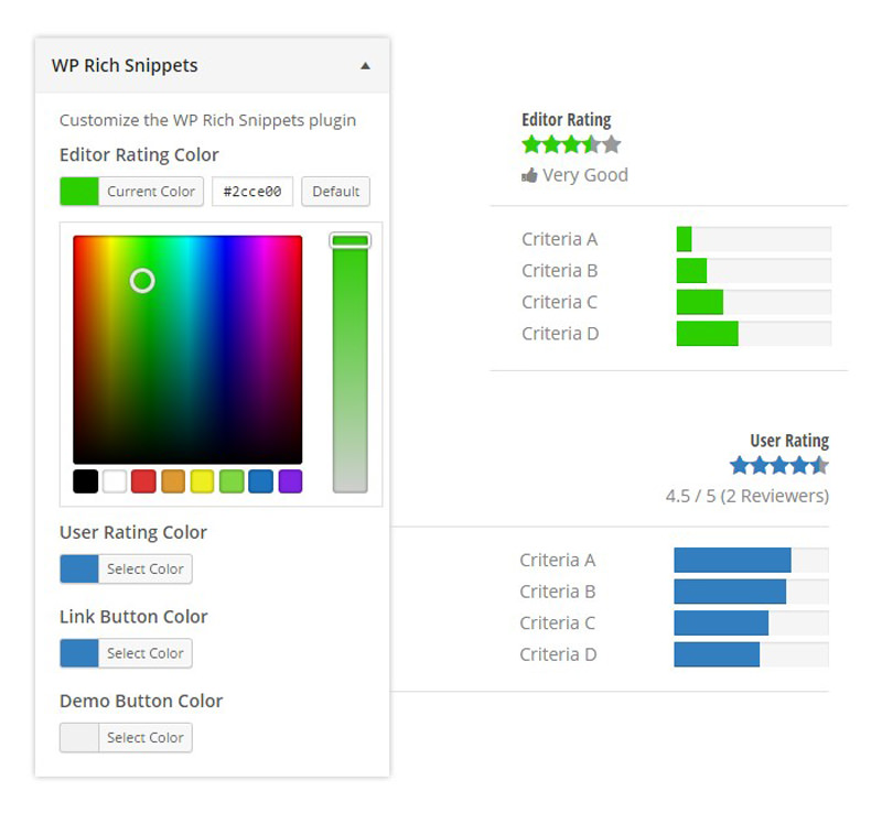 WP Rich Snippets Customizer