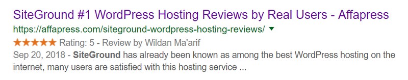 WP Rich Snippets Preview
