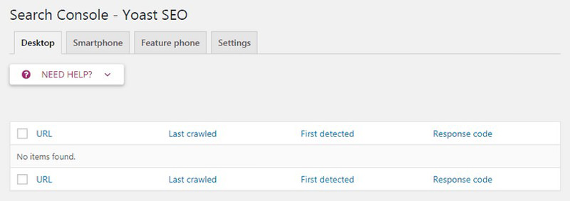 Yoast SEO Plugin Search Console