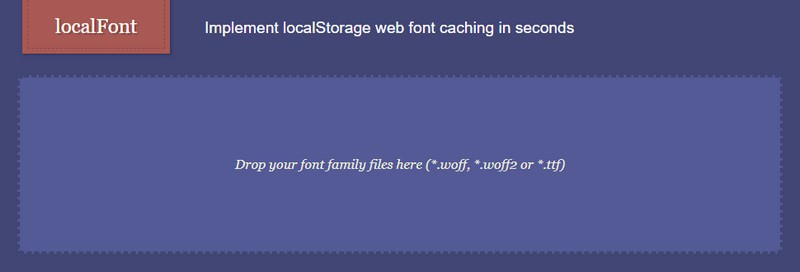 localFont Tool Homepage